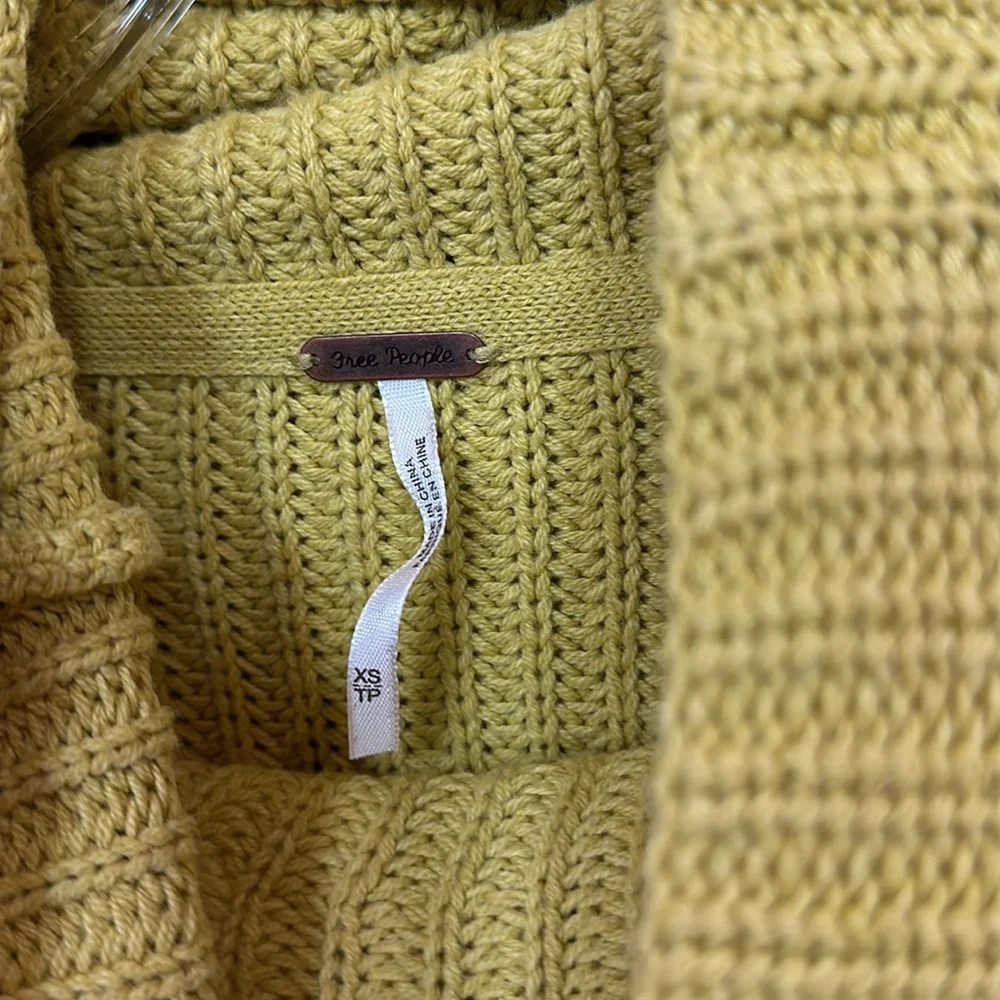 Free people Womans cowl neck tunic sweater oversized size XS - Picture 4 of 6